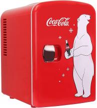 Koolatron Coca-Cola Mini Fridge for Bedroom, Portable Cooler & Warmer