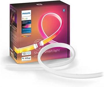 Philips Hue Bluetooth Gradient Ambiance Smart Lightstrip 3ft Extension NO Plug, White
