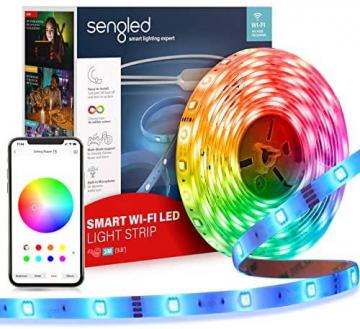 Sengled Smart LED Strip Lights, 9.84ft Wi-Fi LED Lights Work with Alexa, Google Home, RGB