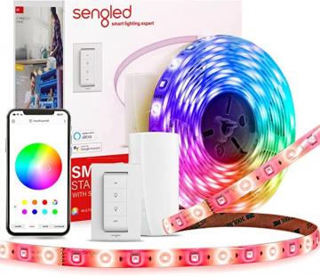 Sengled Zigbee Light Strip Kit Include 16.4ft Smart LED Strip, Smart Hub and Smart Light Switch