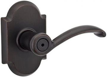 Kwikset Austin Series Privacy Door Lever Set with Turn Button, Venetian Bronze