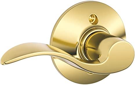 Schlage F170 ACC 605 LH Left Handed Accent Door Lever, One Sided Non-Turning Dummy Door Handle
