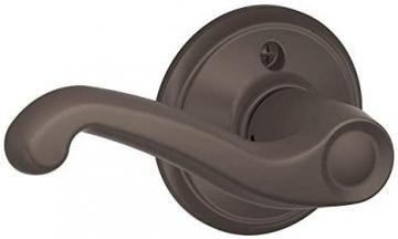 Schlage Left Handed Lever Non-Turning Lock, Oil Rubbed Bronze