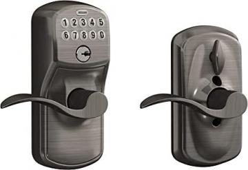 Schlage FE595 PLY 620 Acc Plymouth Keypad Entry with Flex-Lock and Accent Style Levers