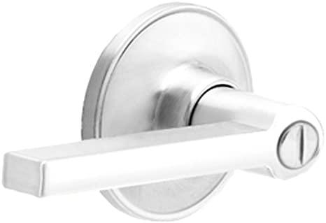 Schlage Dexter by Schlage J40SOL625 Solstice Bed and Bath Lever, Bright Chrome