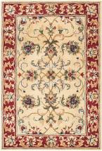 Safavieh Classic Collection CL398A Traditional Oriental Wool Accent Rug, 2' x 3', Gold Red