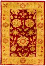 Safavieh Heritage Collection HG813A Handcrafted Traditional Oriental Red and Gold Wool Area Rug
