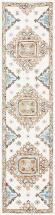 Safavieh Capri Collection CPR209A Wool Runner, 2'3" x 9', Ivory Rust