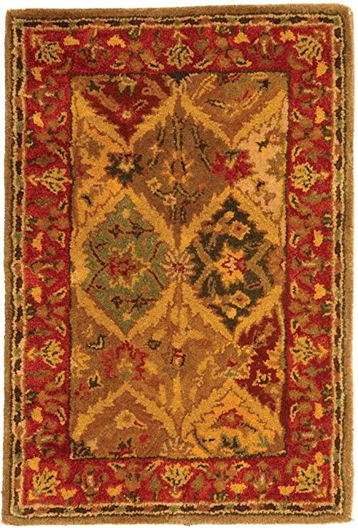 Safavieh Heritage Collection HG111A Traditional Oriental Wool Accent Rug, 2' x 3', Multi