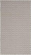 Safavieh Montauk Collection MTK716A Cotton Accent Rug, 2'3" x 5', Ivory Grey
