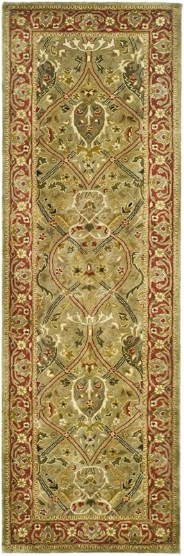 Safavieh Persian Legend Collection PL519B Traditional Wool Runner, 2'6" x 10', Dark Olive Rust