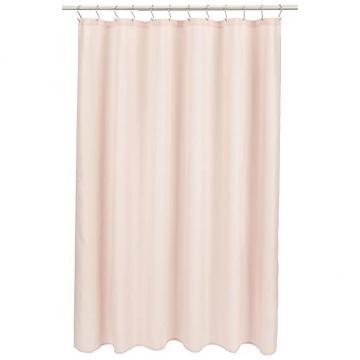 Amazon Basics Linen Style Bathroom Shower Curtain - Blush, 72 Inch