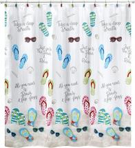 Avanti Linens Beach Mode Collection, Shower Curtain, Multicolor