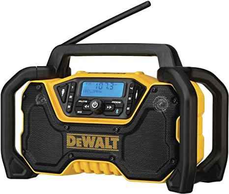 DeWalt 12V/20V MAX* Portable Radio, Bluetooth, Cordless, Jobsite