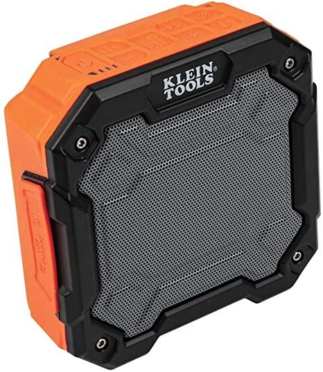 Klein Tools AEPJS3 Bluetooth 4.2 Wireless Portable Jobsite Speaker with Magnet and Hook