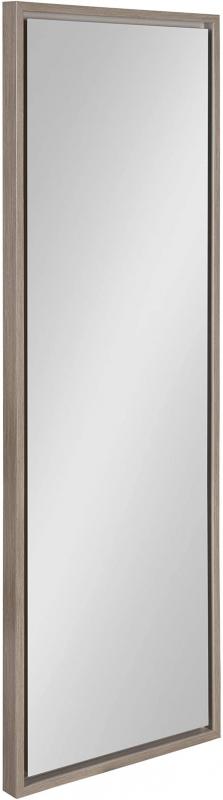 Kate and Laurel Evans Modern Leaner Mirror, 16" x 48", Graywash, Contemporary Leaning Wall Mirror