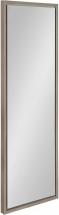Kate and Laurel Evans Modern Leaner Mirror, 16" x 48", Graywash, Contemporary Leaning Wall Mirror
