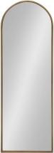 Kate and Laurel Valenti Modern Arched Wall Mirror, 16 x 48, Gold, Vibrant Decorative Mirror for Wall