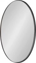 Kate and Laurel Rollo Oval Framed Wall Mirror, 20x30, Bronze