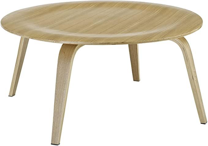 Modway Plywood Coffee Table in Natural