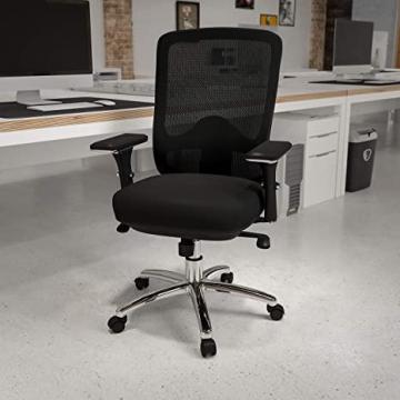Flash Furniture HERCULES Series 24/7 Intensive Use Big & Tall Black Mesh Office Chair