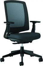 HON Lota Office Chair - Mid Back Mesh Desk Chair or Conference Room Chair, Black