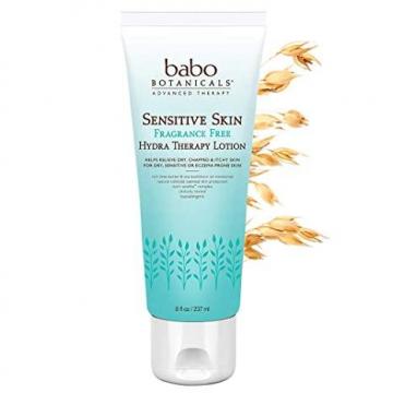 Babo Botanicals Sensitive Skin Hydra Therapy Lotion with Organic Calendula and Oat Protein, 8 Fl Oz