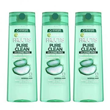 Garnier Hair Care Fructis Pure Clean Shampoo, 12.5 Fl Oz, 3 Count