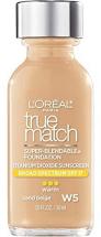 L'Oreal Paris Makeup True Match Super-Blendable Liquid Foundation, Sand Beige W5