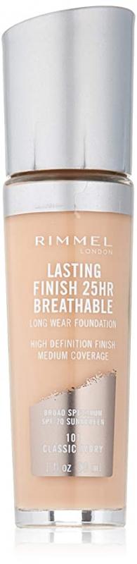 Rimmel Lasting Finish Breathable Foundation, Classic Ivory, 1 Fluid Ounce