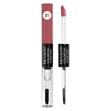 Revlon Liquid Lipstick with Clear Lip Gloss by Revlon, ColorStay Face Makeup, Overtime Lipcolor