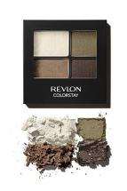 Revlon ColorStay 16 Hour Eyeshadow Quad with Dual-Ended Applicator Brush, Adventurous (515), 0.16 oz