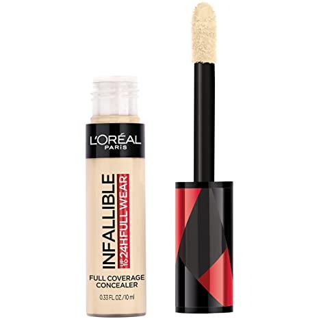 L'Oreal Paris Makeup Infallible Full Wear Waterproof Matte Concealer, Eggshell