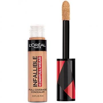 L'Oreal Paris Makeup Infallible Full Wear Waterproof Matte Concealer, Caramel