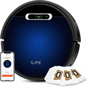 ILIFE B5 Max Robot Vacuum, 2000Pa Strong Suction, Wi-Fi Connected