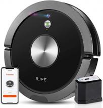 ILIFE A9 Robot Vacuum, Mapping, Wi-Fi Connected, Cellular Dustbin, Strong Suction