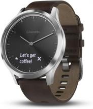 Garmin vivomove HR, Hybrid Smartwatch for Men and Women, Black/Silver