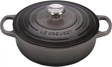Le Creuset Enameled Cast Iron Signature Sauteuse Oven, 3.5 qt., Oyster