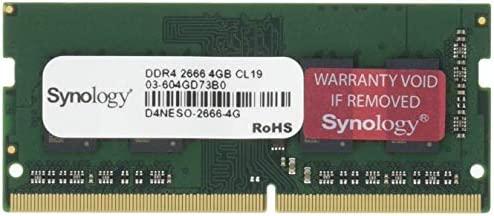 Synology RAM DDR4-2666 Non-ECC SO-DIMM 4GB (D4NESO-2666-4G)