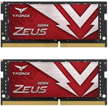 TEAMGROUP T-Force Zeus DDR4 SODIMM 16GB (2x8GB) 3200MHz (PC4-25600) 260 Pin CL22 Laptop Memory