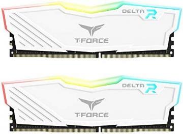 TEAMGROUP T-Force Delta RGB DDR4 16GB (2x8GB) 3200MHz (PC4-25600) CL16 Desktop Memory Module