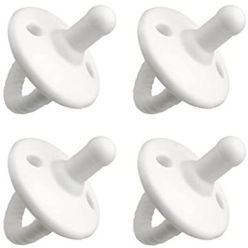 Comfy Pacifier Soother Baby 4 Pack of Pacifiers Newborn Teething 100% Food Grade 0–6 Months