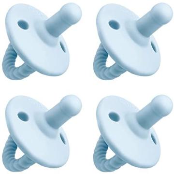 Comfy Pacifier Soother Baby 4 Pack of Pacifiers Newborn Teething 100% Food Grade 0–6 Months