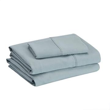 Amazon Basics Lightweight Super Soft Easy Care Microfiber Bed Sheet - Twin XL, Spa Blue