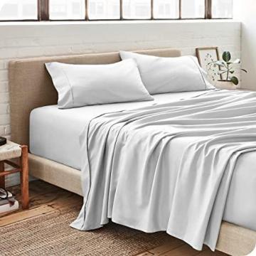 Bare Home Twin XL Sheet Set  - Luxury 1800 Ultra-Soft Microfiber Bed Sheets (Twin XL, White)