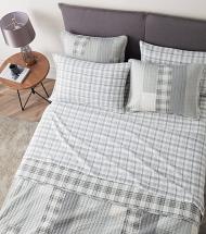 Eddie Bauer - Queen Sheets, Cotton Flannel Bedding Set, Cozy Home Decor (Beacon Hill Ivory, Queen)