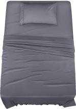 Utopia Bedding Bed Sheet Set - 3 Piece Twin XL Bedding (Twin XL, Grey)