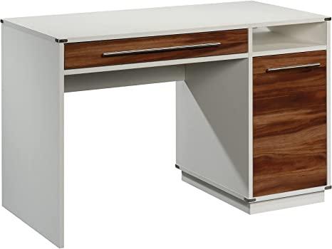 Sauder Vista Key Desk, L: 47.64" x W: 23.62" x H: 30.16", Pearl Oak Finish