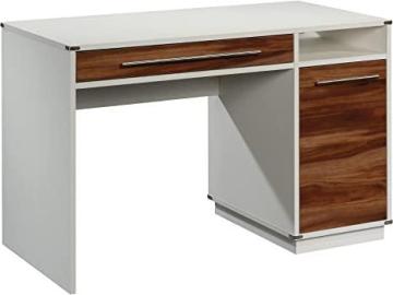 Sauder Vista Key Desk, L: 47.64" x W: 23.62" x H: 30.16", Pearl Oak Finish