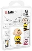 EMTEC USB Flash Drive 8GB Stick 2.0 Peanuts Charlie Brown 3D Design
